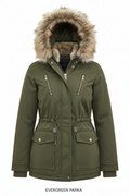 Green Parka Jacket for Women