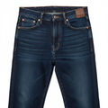 Classic Dark Blue Denim Jeans Straight Fit for Men