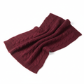 Burgundy Knit Scarf Extra Long