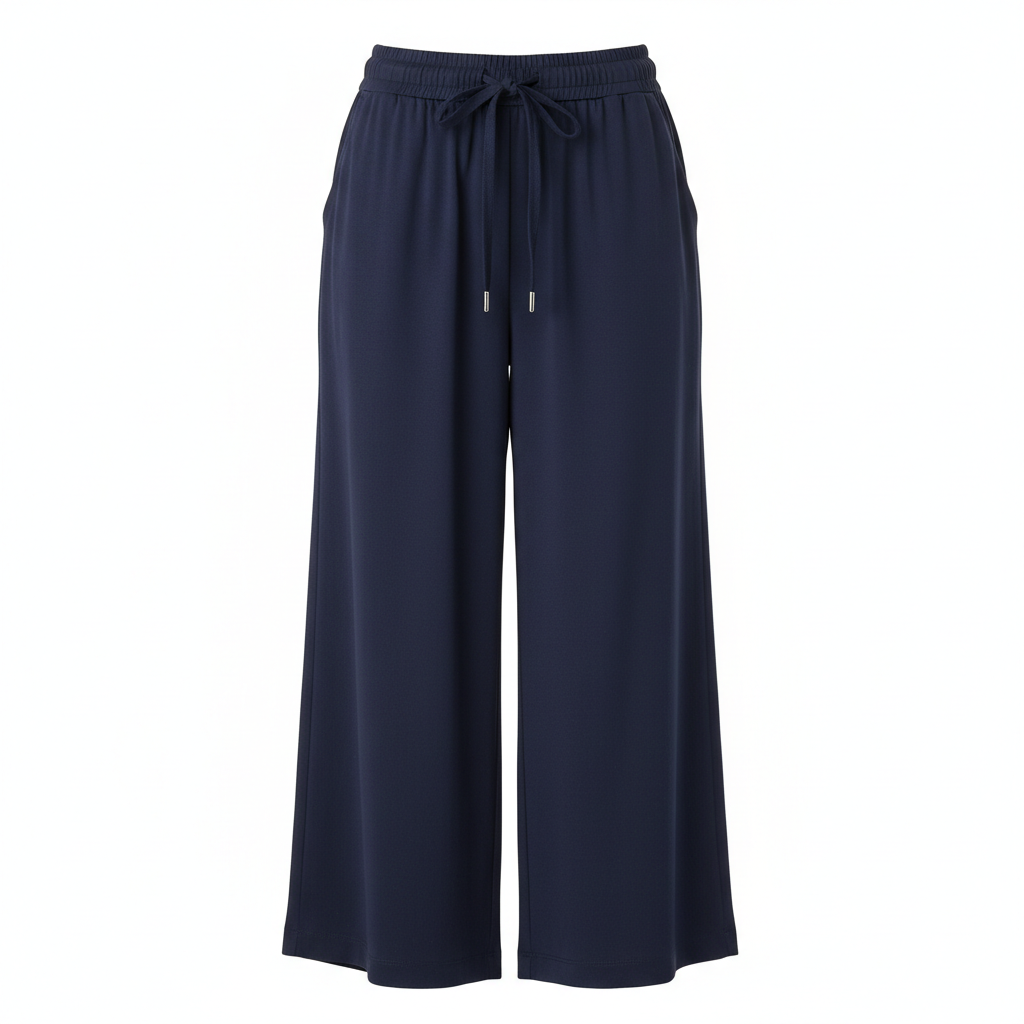 Navy Blue Culottes for Women