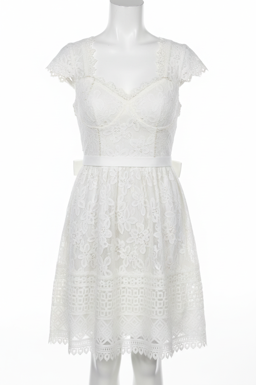 White Lace Dress for Women