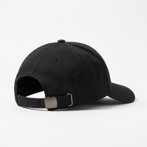 Black Baseball Cap Adjustable